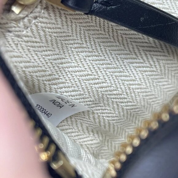 NEW TORY BURCH Womens Kira Chevron Raffia Rosette Small Camera Bag Brown Multi - Picture 5 of 14